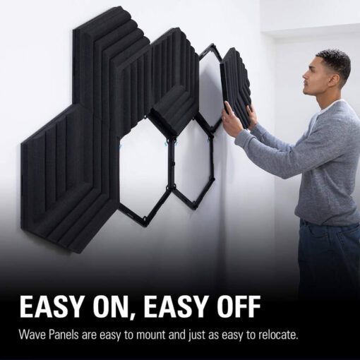 elgato Wave Panels Extension Set Black - Acoustic Treatment Foam
