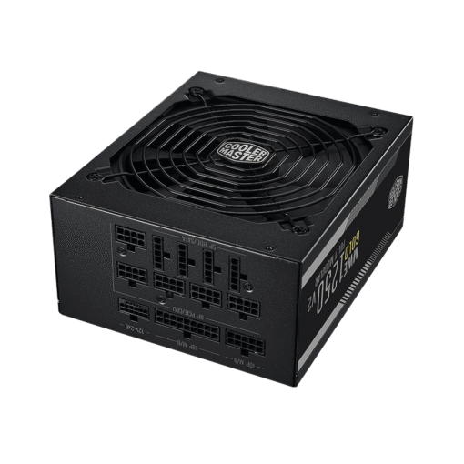 Cooler Master MWE Gold 1250 V2 ATX3.1 Fully Modular PSU - 1250W, 80+ Gold, Quiet 140mm FDB Fan, 2 EPS Connectors, High Temperature Resilience