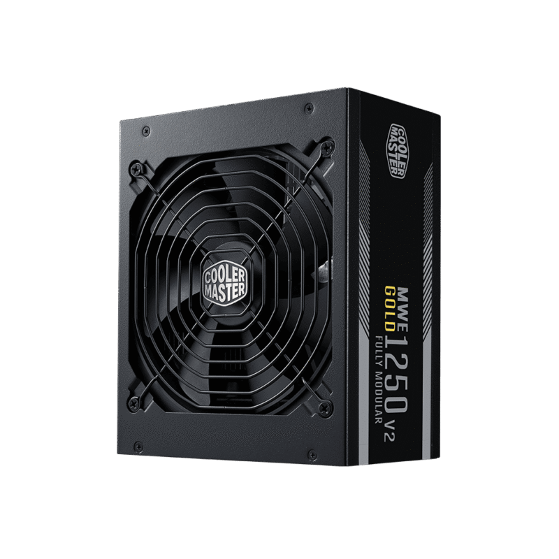 Cooler Master MWE Gold 1250 V2 ATX3.1 Fully Modular PSU - 1250W, 80+ Gold, Quiet 140mm FDB Fan, 2 EPS Connectors, High Temperature Resilience 16 MWE 1250 Gold V2 3.1 pic 5