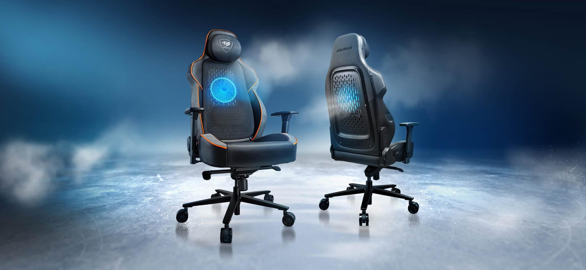 Cougar NXSYS AERO Gaming Chair - Integrated RGB Fan, Premium PVC Leather 22 NxSysAero Banner 2048x945 1