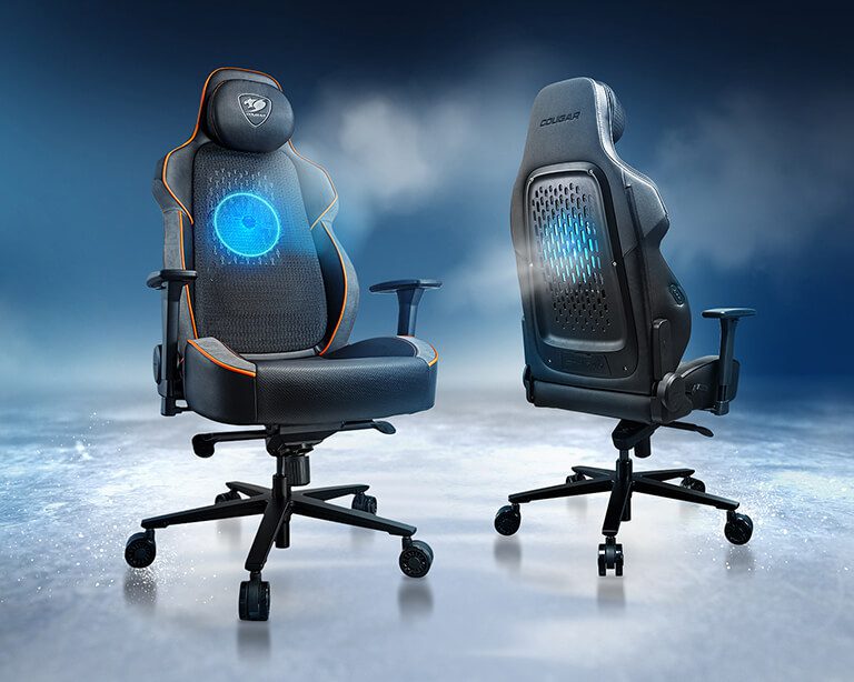 Cougar NXSYS AERO Gaming Chair - Integrated RGB Fan, Premium PVC Leather 42 NxSysAero Banner S
