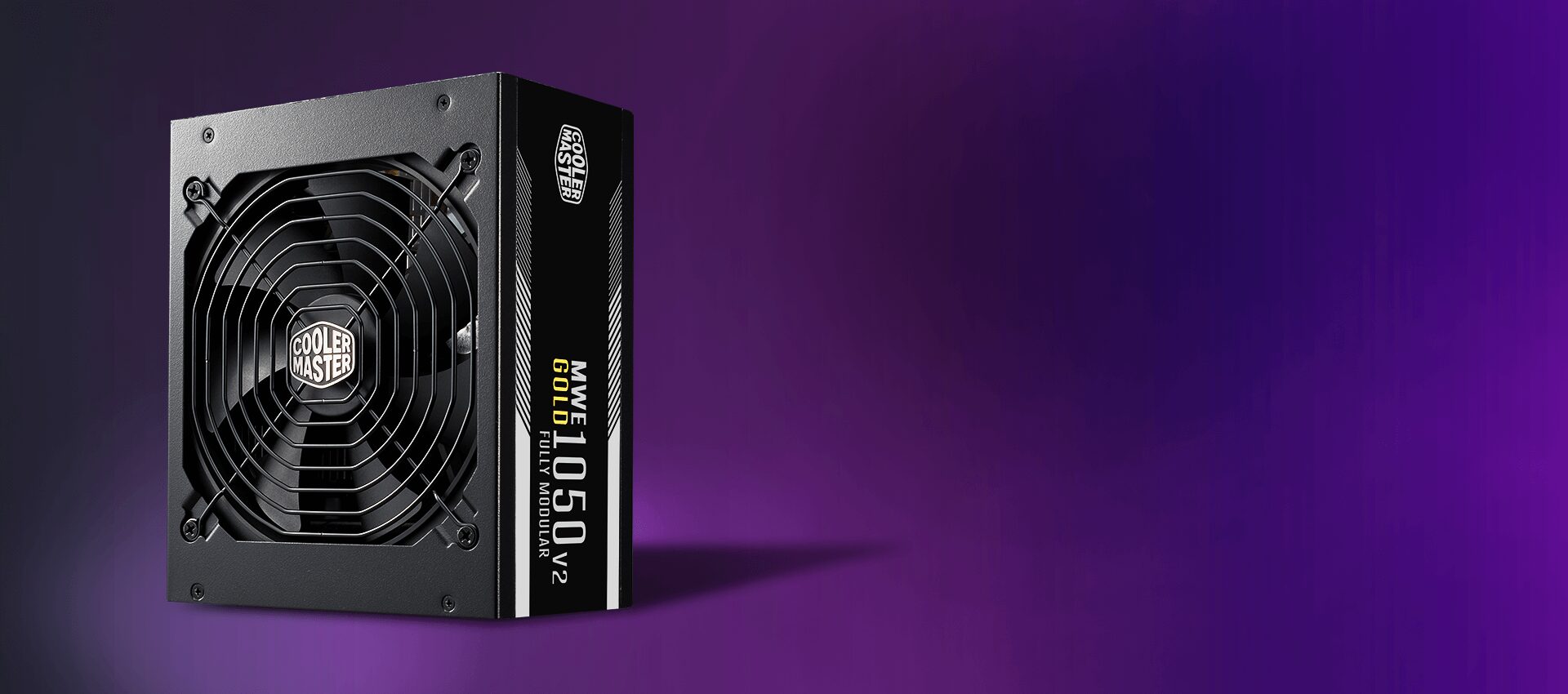 Cooler Master MWE Gold 1050 V2 ATX3.0 Fully Modular PSU - 1050W, 80+ Gold, Quiet 140mm FDB Fan, 2 EPS Connectors, High Temperature Resilience 30 mwe gold 1050 v2 atx3 main 1 desktop