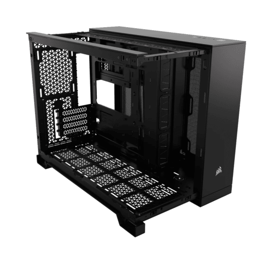 CORSAIR 2500X Black - Dual Chamber, Tempered Glass, mATX Mid Tower Case