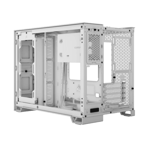 CORSAIR 2500X White - Dual Chamber, Tempered Glass, mATX Mid Tower Case