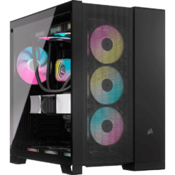 CORSAIR 6500D Airflow Black - Dual Chamber, Tempered Glass, Mid Tower ATX Case 6 6500D AIRFLOW BLACK HERO 01 AA
