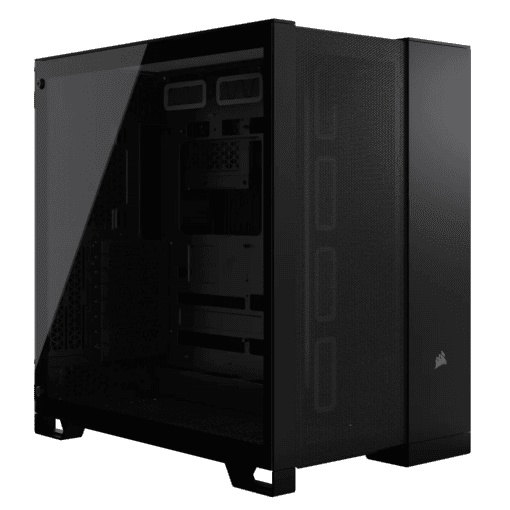 CORSAIR 6500D Airflow Black - Dual Chamber, Tempered Glass, Mid Tower ATX Case