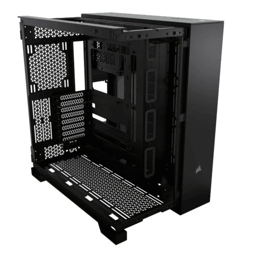CORSAIR 6500X Black - Dual Chamber, Tempered Glass, Mid Tower ATX Case