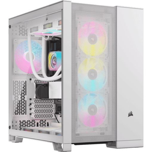 CORSAIR 6500D Airflow White - Dual Chamber, Tempered Glass, Mid Tower ATX Case