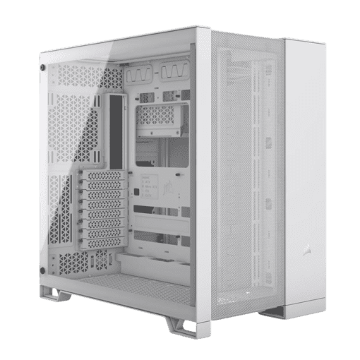 CORSAIR 6500D Airflow White - Dual Chamber, Tempered Glass, Mid Tower ATX Case