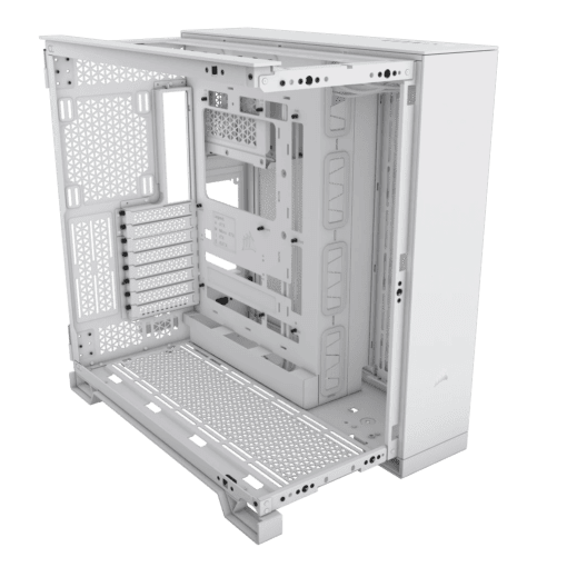CORSAIR 6500X White - Dual Chamber, Tempered Glass, Mid Tower ATX Case