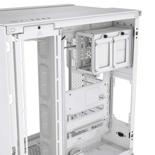 CORSAIR 6500X White - Dual Chamber, Tempered Glass, Mid Tower ATX Case