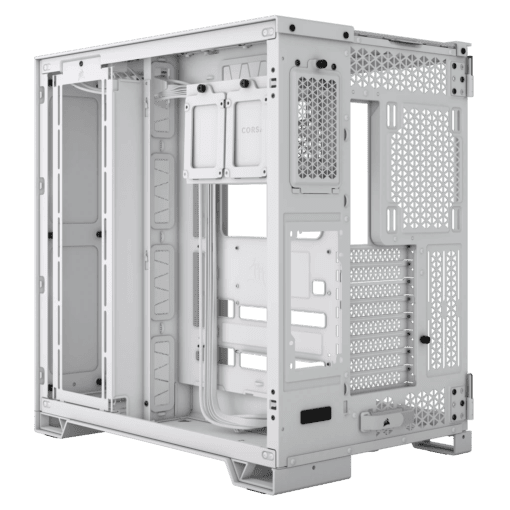 CORSAIR 6500X White - Dual Chamber, Tempered Glass, Mid Tower ATX Case