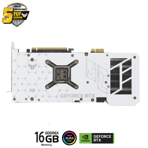 ASUS TUF Gaming GeForce RTX 4070Ti SUPER BTF White Edition 16GB GDDR6X (TUF-RTX4070TIS-16G-BTF-WHITE) Graphics Card