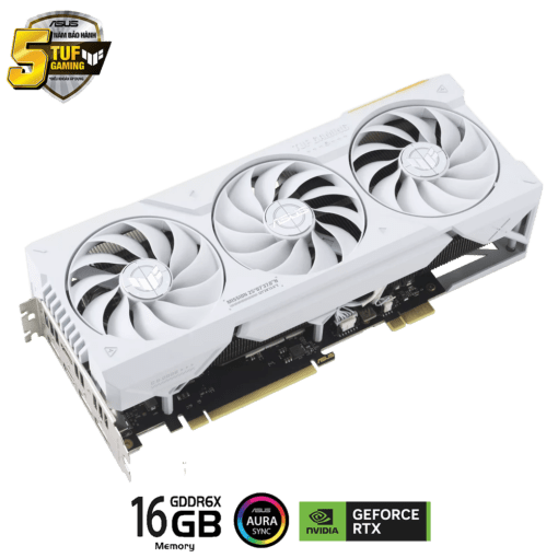 ASUS TUF Gaming GeForce RTX 4070Ti SUPER BTF White Edition 16GB GDDR6X (TUF-RTX4070TIS-16G-BTF-WHITE) Graphics Card