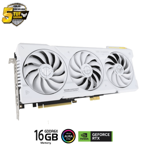 ASUS TUF Gaming GeForce RTX 4070Ti SUPER BTF White Edition 16GB GDDR6X (TUF-RTX4070TIS-16G-BTF-WHITE) Graphics Card
