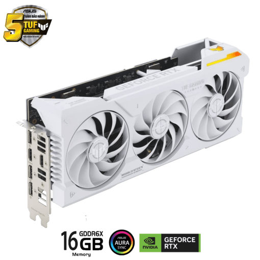 ASUS TUF Gaming GeForce RTX 4070Ti SUPER BTF White Edition 16GB GDDR6X (TUF-RTX4070TIS-16G-BTF-WHITE) Graphics Card