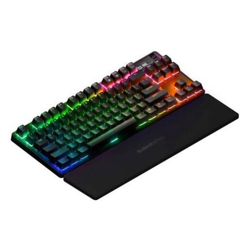SteelSeries Apex Pro TKL Wireless (2023) Gaming Keyboard - OmniPoint 2.0 Adjustable HyperMagnetic Switches, OLED Smart Display, RGB Backlit, Magnetic Wrist Rest