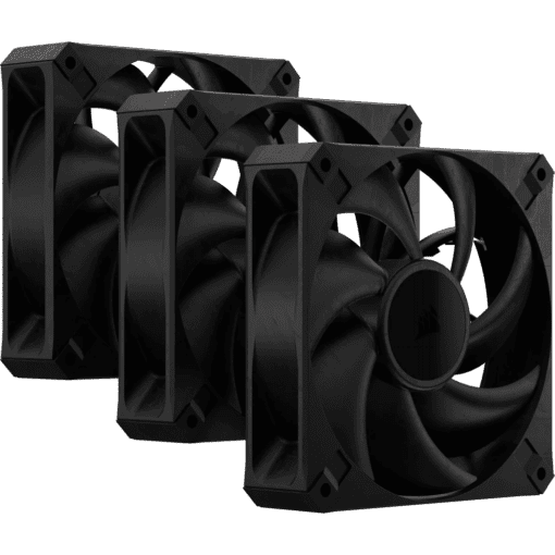 CORSAIR RS120 MAX Triple Pack Black (CO-9050171-WW) Fans - 120mm PWM Thick (30mm) Fans