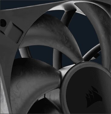 CORSAIR RS120 MAX Triple Pack Black (CO-9050171-WW) Fans - 120mm PWM Thick (30mm) Fans 16 RS120 MAX panel3 image left