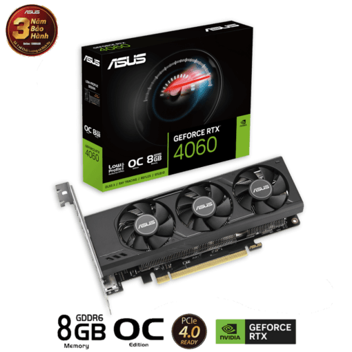 ASUS GeForce RTX 4060 LP BRK OC Edition 8GB GDDR6 (RTX4060-O8G-LP-BRK) Graphics Card