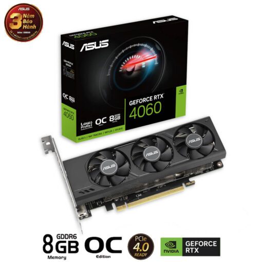 ASUS GeForce RTX 4060 LP BRK OC Edition 8GB GDDR6 (RTX4060-O8G-LP-BRK) Graphics Card