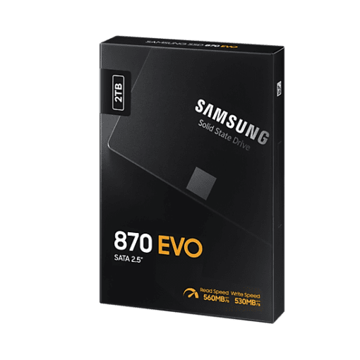 Samsung 870 EVO 2TB SSD - SATA III (MZ-77E2T0BW)
