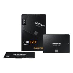 Samsung 870 EVO 2TB SSD - SATA III (MZ-77E2T0BW) 15 vn 870 evo sata 3 2 5 ssd mz 77e2t0bw 539160572