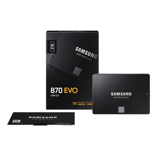 Samsung 870 EVO 2TB SSD - SATA III (MZ-77E2T0BW)