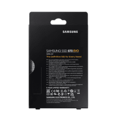 Samsung 870 EVO 2TB SSD - SATA III (MZ-77E2T0BW) 17 vn 870 evo sata 3 2 5 ssd mz 77e2t0bw 539160574