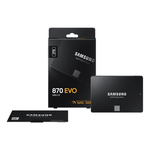 Samsung 870 EVO 2TB SSD - SATA III (MZ-77E2T0BW)