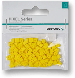 DEEPCOOL PIXEL Series - 10 variation colors, Silicone, 5.4x5.4x4mm(L×W×H) 34 03 05