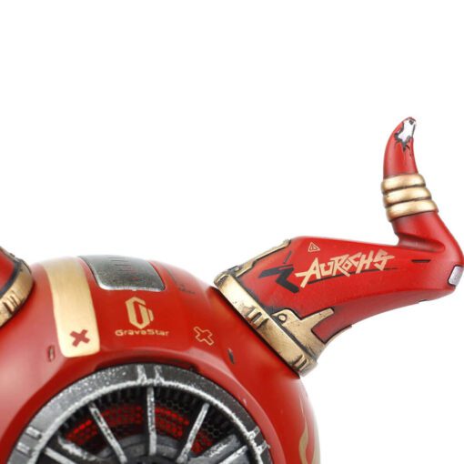 GravaStar Mars Pro Sci-fi Bluetooth Speaker - Special Edition Aurochs Red