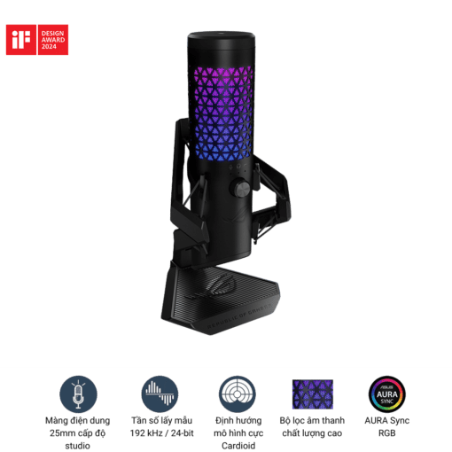 Microphone ASUS ROG Carnyx Black USB Gaming Microphone