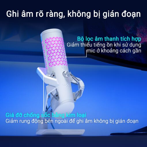 Microphone ASUS ROG Carnyx MoonLight White USB Gaming Microphone