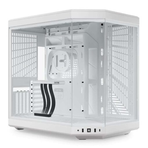 Hyte Y70 Standard Snow White Modern Aesthetic Case - White/White Mid-Tower ATX size