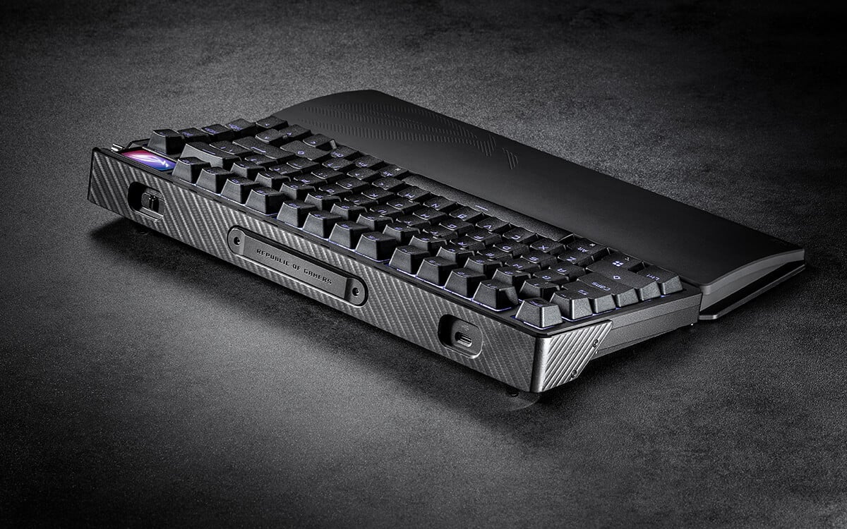ASUS ROG Azoth Extreme Gaming Keyboard - NX Switch, 75 keys, Aluminum Case, 3 modes, Color OLED Touchscreen 21 3
