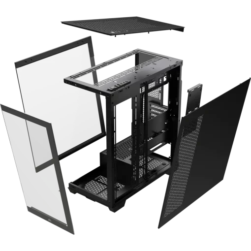 CORSAIR 3500X Black Mid-Tower Glass PC Case - Mid-Tower, Reverse Connection Motherboard Compatible