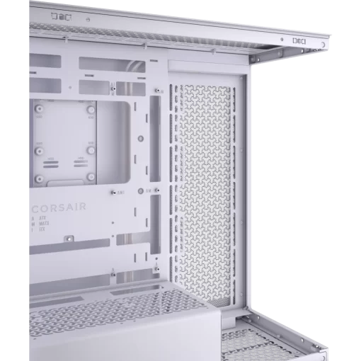 CORSAIR 3500X White Mid-Tower Glass PC Case - Mid-Tower, Reverse Connection Motherboard Compatible