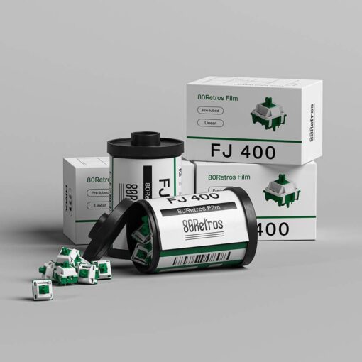 80Retros x HMX Film Switch - FJ400 - Lubed Linear, 35pcs/pack
