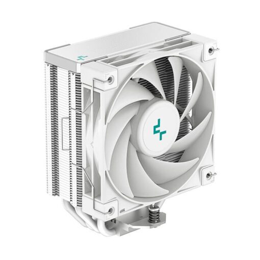 Deepcool AK400 WH CPU Air Cooler - White, 4 heatpipes, 1x 120mm FDB fan, Intel LGA 1700/AMD AM5 Support