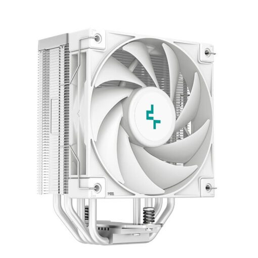 Deepcool AK400 WH CPU Air Cooler - White, 4 heatpipes, 1x 120mm FDB fan, Intel LGA 1700/AMD AM5 Support
