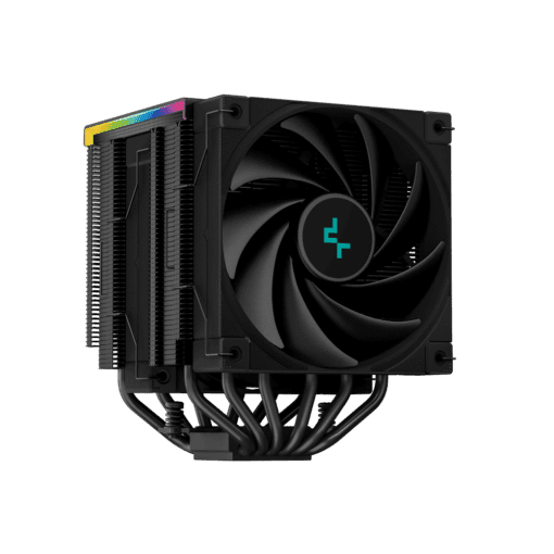DEEPCOOL AK620 DIGITAL High Performance Dual Tower CPU Air Cooler - Black, 6 heatpipes, 2x 120mm FDB fans, Intel LGA 1700/AMD AM5 Support
