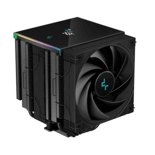 DEEPCOOL AK620 DIGITAL High Performance Dual Tower CPU Air Cooler - Black, 6 heatpipes, 2x 120mm FDB fans, Intel LGA 1700/AMD AM5 Support
