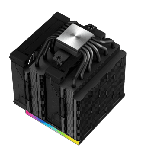 DEEPCOOL AK620 DIGITAL High Performance Dual Tower CPU Air Cooler - Black, 6 heatpipes, 2x 120mm FDB fans, Intel LGA 1700/AMD AM5 Support