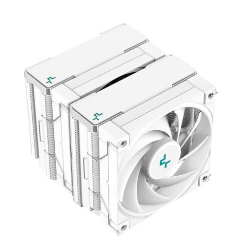 Deepcool AK620 WH High Performance Dual Tower CPU Air Cooler - White, 6 heatpipes, 2x 120mm FDB fans, Intel LGA 1700/AMD AM5 Support