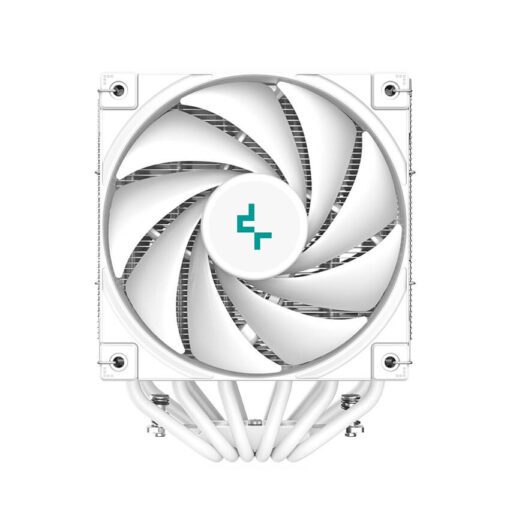 Deepcool AK620 WH High Performance Dual Tower CPU Air Cooler - White, 6 heatpipes, 2x 120mm FDB fans, Intel LGA 1700/AMD AM5 Support