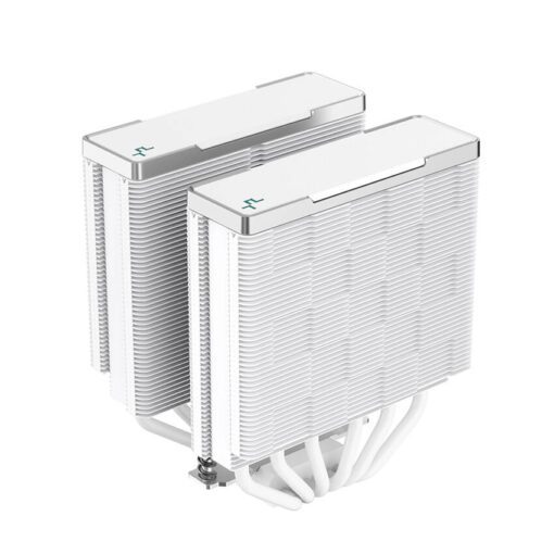 Deepcool AK620 WH High Performance Dual Tower CPU Air Cooler - White, 6 heatpipes, 2x 120mm FDB fans, Intel LGA 1700/AMD AM5 Support