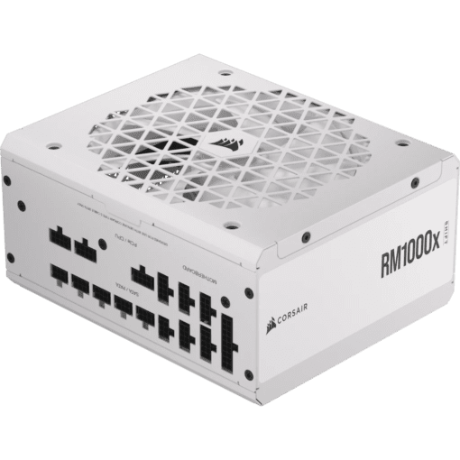 CORSAIR RMx Series RM1000x SHIFT WHITE PSU - 1000W, 80 Plus Gold, side cable interface, full modular