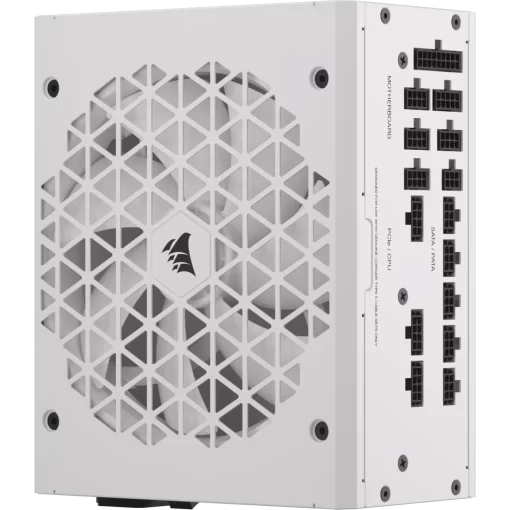 CORSAIR RMx Series RM1000x SHIFT WHITE PSU - 1000W, 80 Plus Gold, side cable interface, full modular