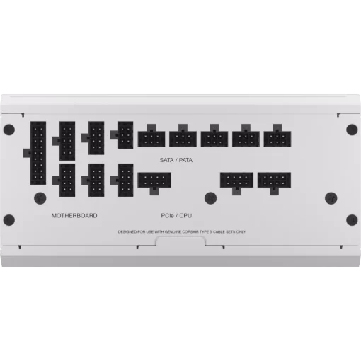 CORSAIR RMx Series RM1000x SHIFT WHITE PSU - 1000W, 80 Plus Gold, side cable interface, full modular